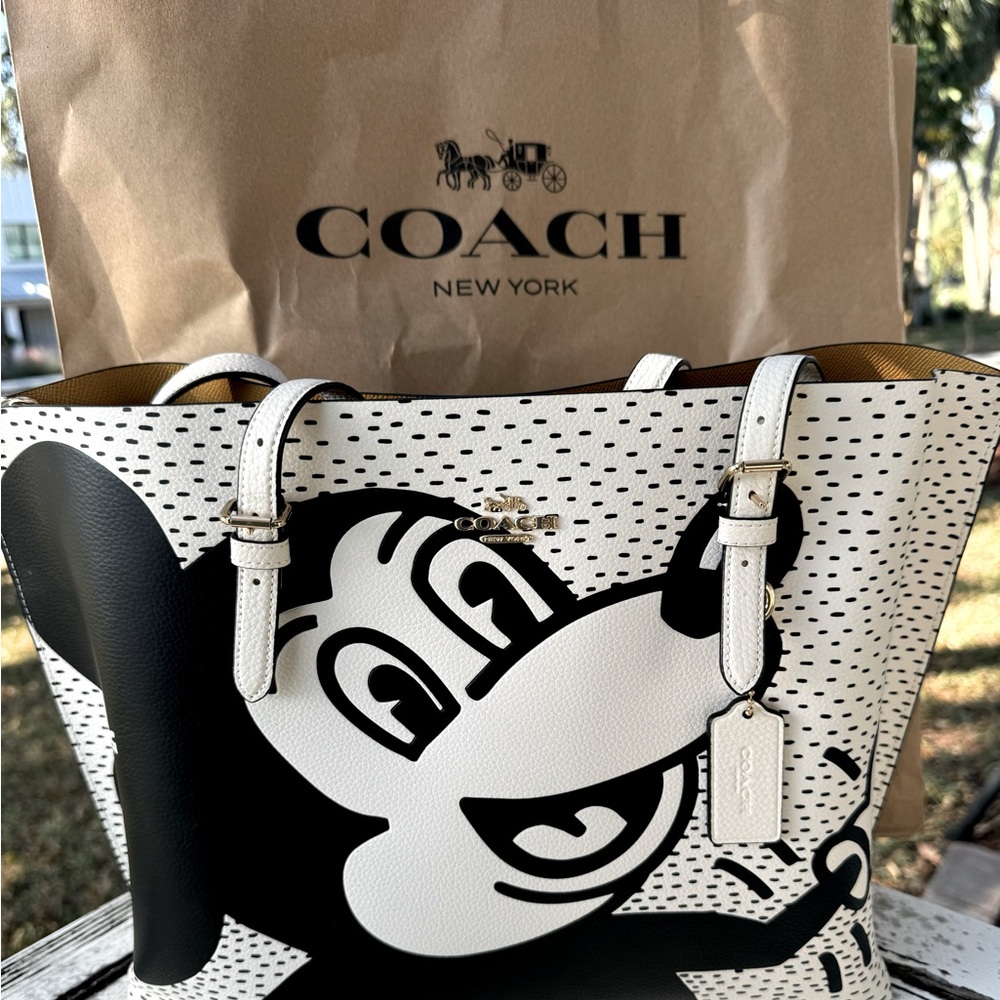 COACH Disney x Keith Haring Mollie Tote